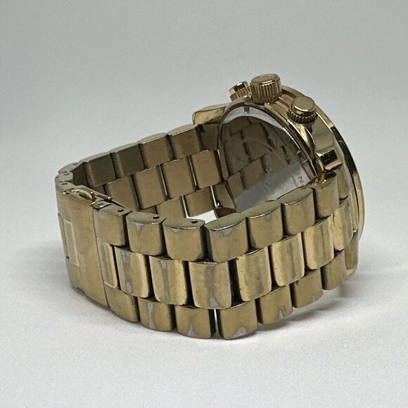 Michael Kors Runway MK8077 Men's Gold Stainless Steel Analog Dial Watch HME55 - Picture 11 of 11